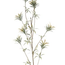 Fink Kunstblume Blatt gelb, grün Fink Kunstblume Blatt gelb, grün