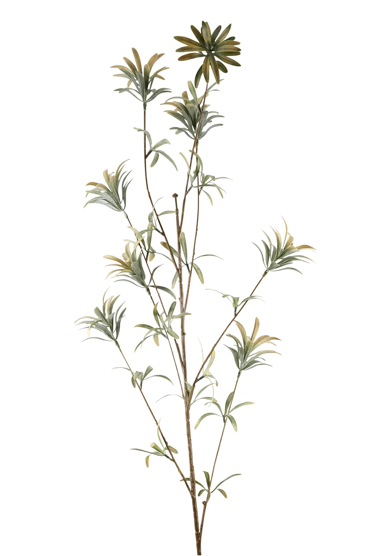 Fink Kunstblume Blatt gelb, grün Fink Kunstblume Blatt gelb, grün