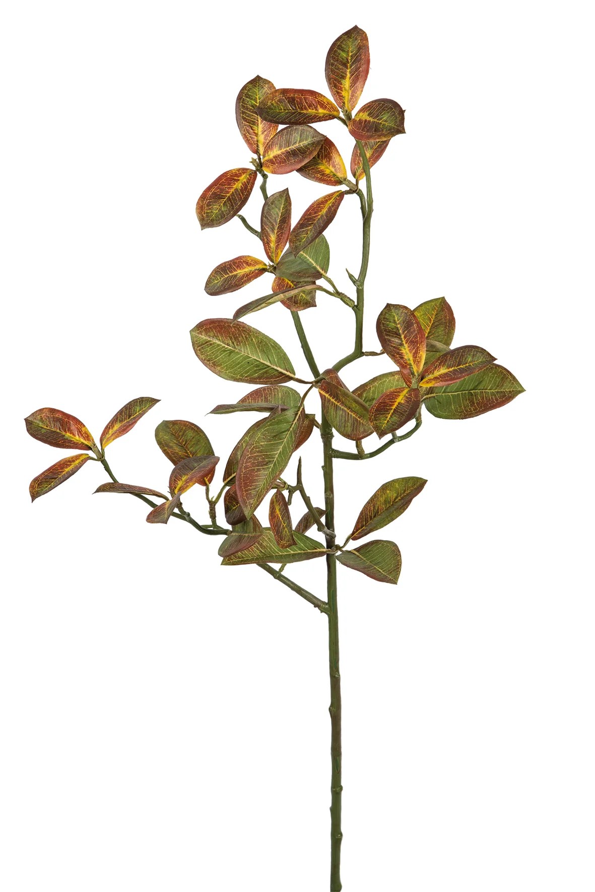 Fink Kunstblume Blatt braun, grün synthetische Faser schöne Idee zur Hochzeit Fink Kunstblume Blatt braun, grün synthetische Faser schöne Idee zur Hochzeit