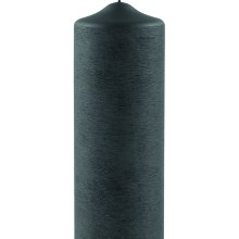 CANDLE/Stumpenkerze,gebürstet,grau/H.25,D.8cm CANDLE/Stumpenkerze,gebürstet,grau/H.25,D.8cm