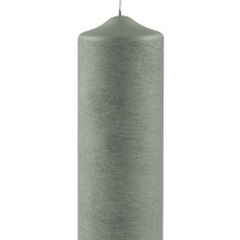 CANDLE/Stumpenkerze,gebürstet,stein/H.25,D.8cm CANDLE/Stumpenkerze,gebürstet,stein/H.25,D.8cm