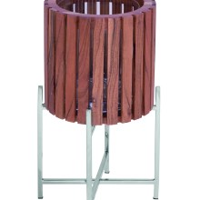 Windlicht Holz Kerzenhalter Kerzenständer Stumpenkerze Berkley braun Fink Windlicht Holz Kerzenhalter Kerzenständer Stumpenkerze Berkley braun Fink