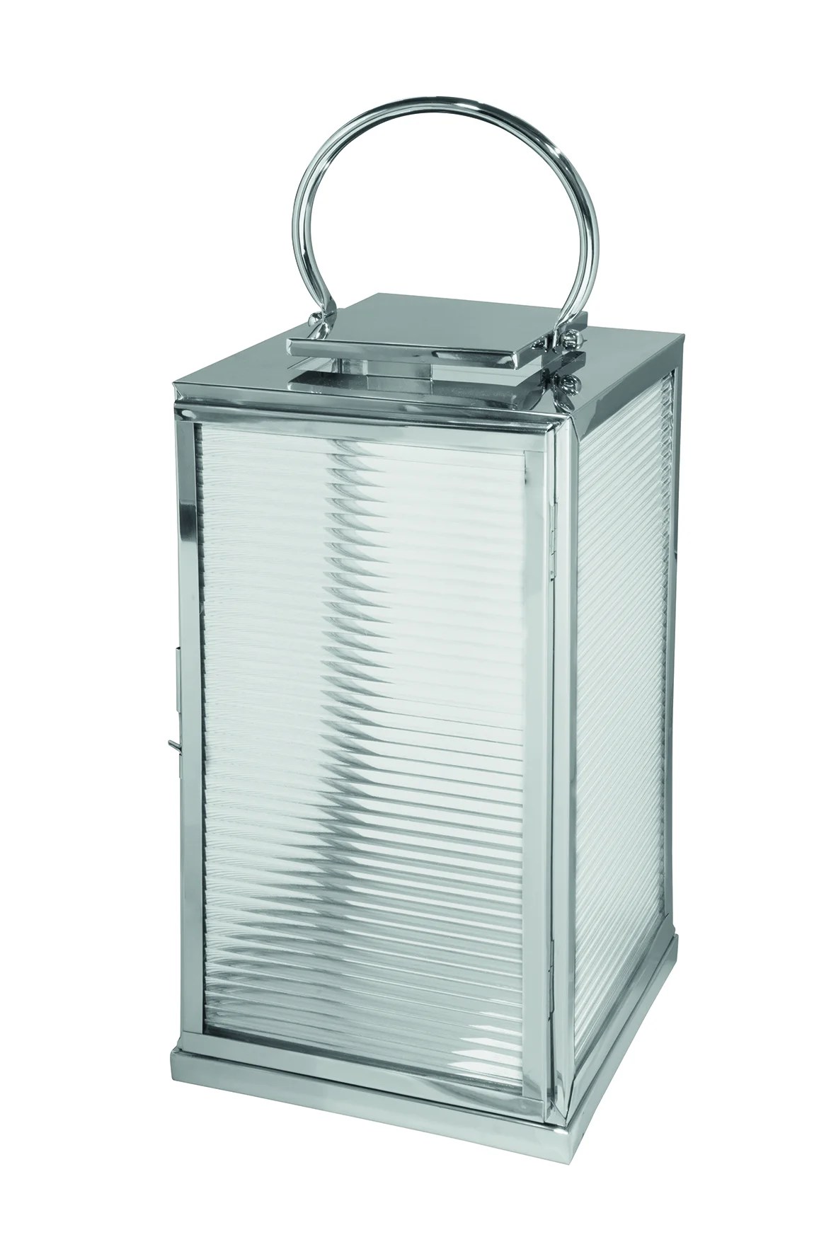 Laterne für Draußen Windlicht Malaga 58 cm Garten innen außen silber Edelstahl Laterne für Draußen Windlicht Malaga 58 cm Garten innen außen silber Edelstahl