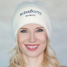 Damen Strickmütze Beanie Strickbeanie Frauengeschenk Geschenkbox weiß ivory Damen Strickmütze Beanie Strickbeanie Frauengeschenk Geschenkbox weiß ivory