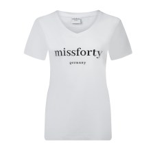 Jerseyshirt weiß missforty Jerseyshirt weiß missforty