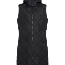 Lange Steppweste in schwarz von missforty germany Lange Steppweste in schwarz von missforty germany