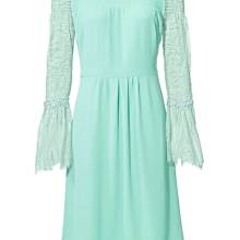 Damen Kleid Minikleid Cocktailkleid Kommunion Frühling Freizeit Schulterfrei Damen Kleid Minikleid Cocktailkleid Kommunion Frühling Freizeit Schulterfrei