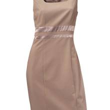 Damen Kleid Etuikleid ärmellos Minikleid  Cocktailkleid taupe Business Kleid Damen Kleid Etuikleid ärmellos Minikleid  Cocktailkleid taupe Business Kleid