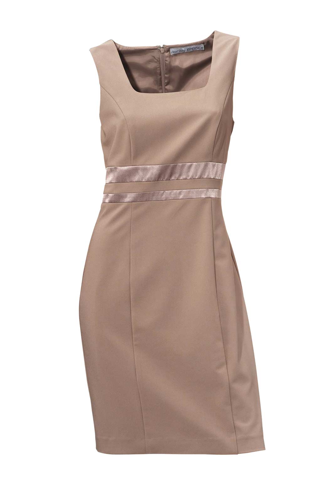 Damen Kleid Etuikleid ärmellos Minikleid  Cocktailkleid taupe Business Kleid Damen Kleid Etuikleid ärmellos Minikleid  Cocktailkleid taupe Business Kleid