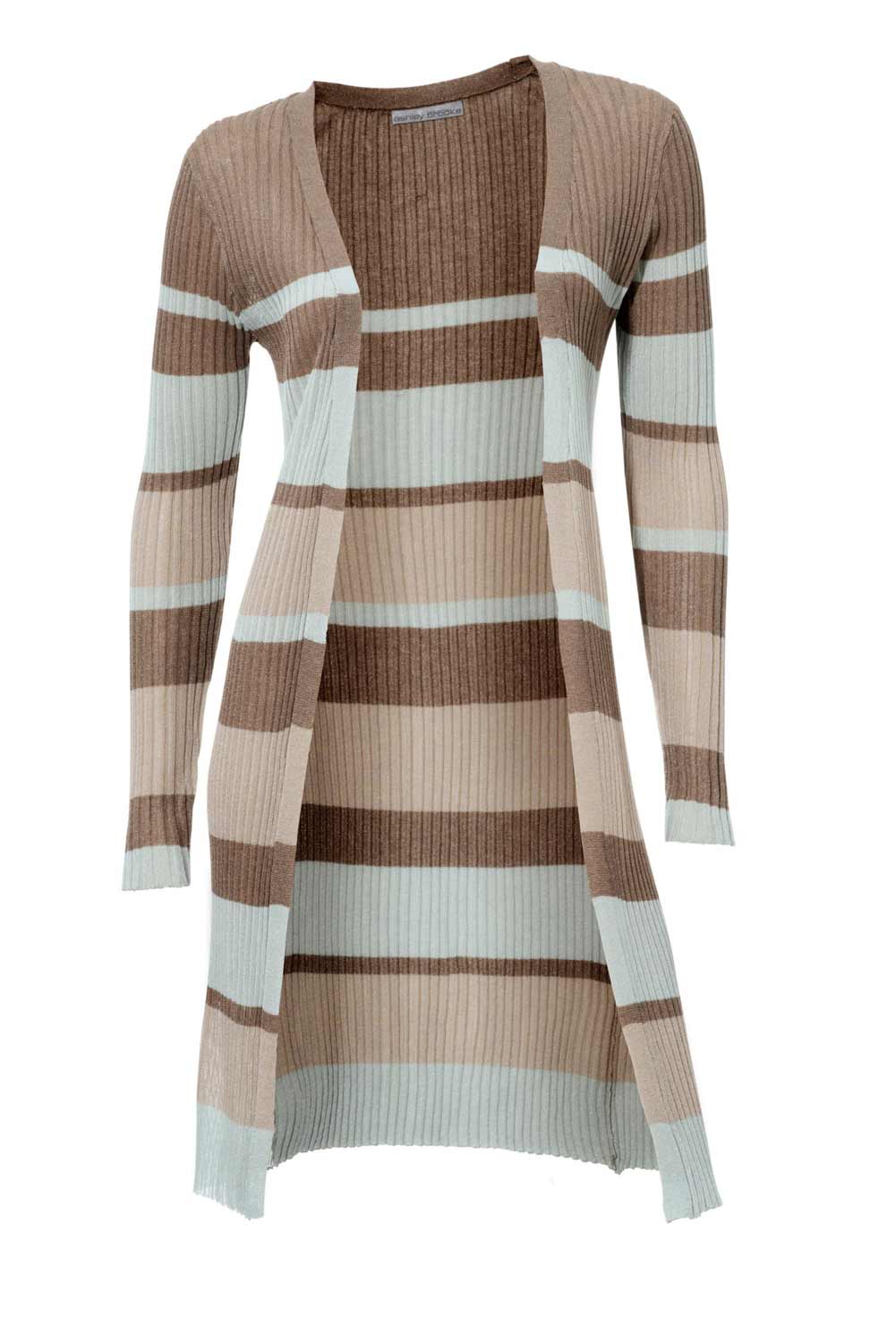 Damen Strickjacke von Ashley Brooke sand-mint Damen Strickjacke von Ashley Brooke sand-mint