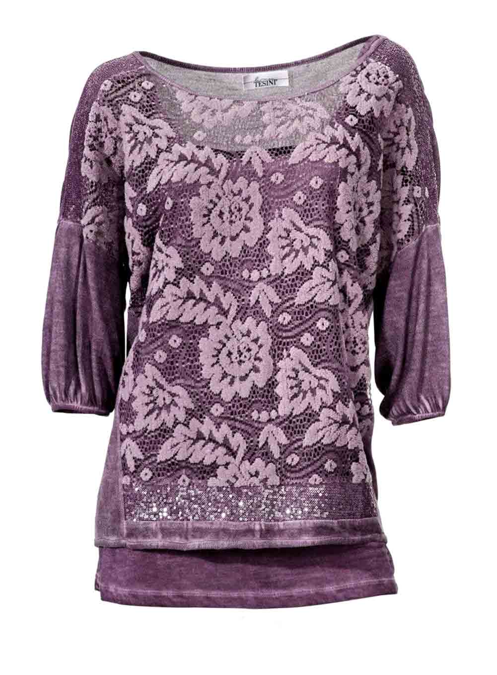 LINEA TESINI Damen Designer-Shirt+Top Beere LINEA TESINI Damen Designer-Shirt+Top Beere