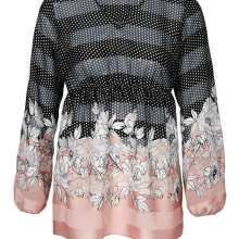 Damen Tunika mit V-Ausschnitt Heine - Best Connections  schwarz ecru rosé Damen Tunika mit V-Ausschnitt Heine - Best Connections  schwarz ecru rosé