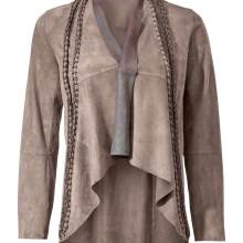 Bikerjacke Leder Lederblazer taupe Jacke echtes Leder Bikerjacke Leder Lederblazer taupe Jacke echtes Leder