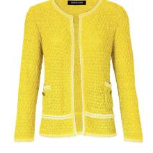 Damen Strickjacke von PATRIZIA DINI gelb Damen Strickjacke von PATRIZIA DINI gelb