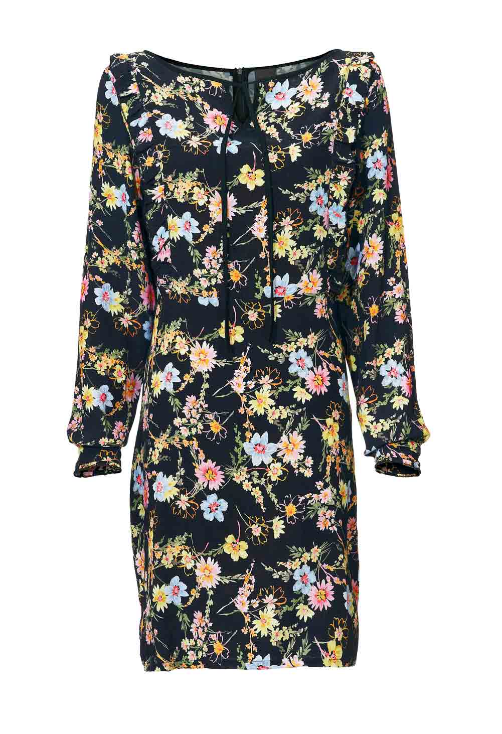 Damen Kleid Heine - Best Connections Kleid, schwarz-bunt Damen Kleid Heine - Best Connections Kleid, schwarz-bunt