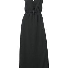 Damen Kleid Maxikleid lang 38 ärmellos  schwarz von Ashley Brooke Damen Kleid Maxikleid lang 38 ärmellos  schwarz von Ashley Brooke