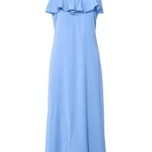Damen Kleid Maxikleid lang ärmellos Sommerkleid blau A Linie Freizeit Frühling Damen Kleid Maxikleid lang ärmellos Sommerkleid blau A Linie Freizeit Frühling