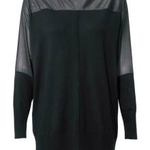 RICK CARDONA Damen Designer-Patchshirt Schwarz RICK CARDONA Damen Designer-Patchshirt Schwarz