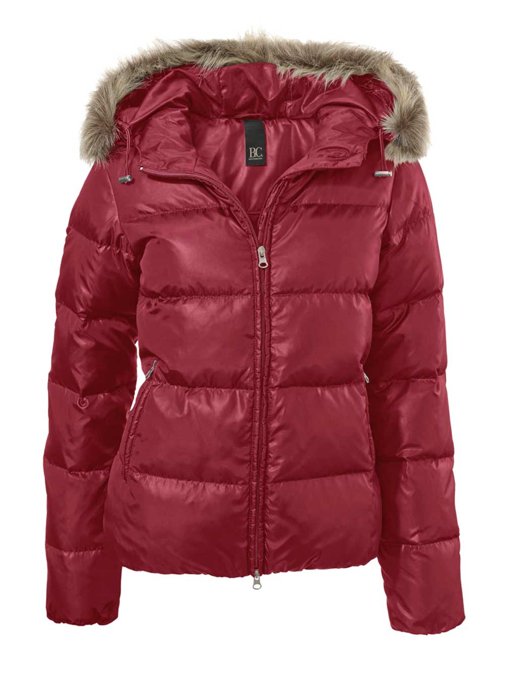 Damen Jacke Steppjacke rot Jacke gesteppt Winterjacke mit Kapuze Fell Größe 36 Damen Jacke Steppjacke rot Jacke gesteppt Winterjacke mit Kapuze Fell Größe 36