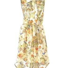 Damen Minikleid Kleid Sexy Sommerkleid Ärmellos gelb Elasthan Strandkleid Damen Minikleid Kleid Sexy Sommerkleid Ärmellos gelb Elasthan Strandkleid