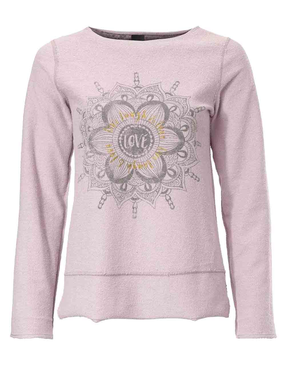 Damen Sweatshirt in mauve Damen Sweatshirt in mauve