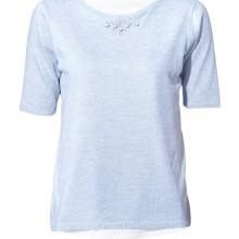 Strickpullover Damen Strick Freizeit hellblau Herbst Winter Langarm Pullover Strickpullover Damen Strick Freizeit hellblau Herbst Winter Langarm Pullover