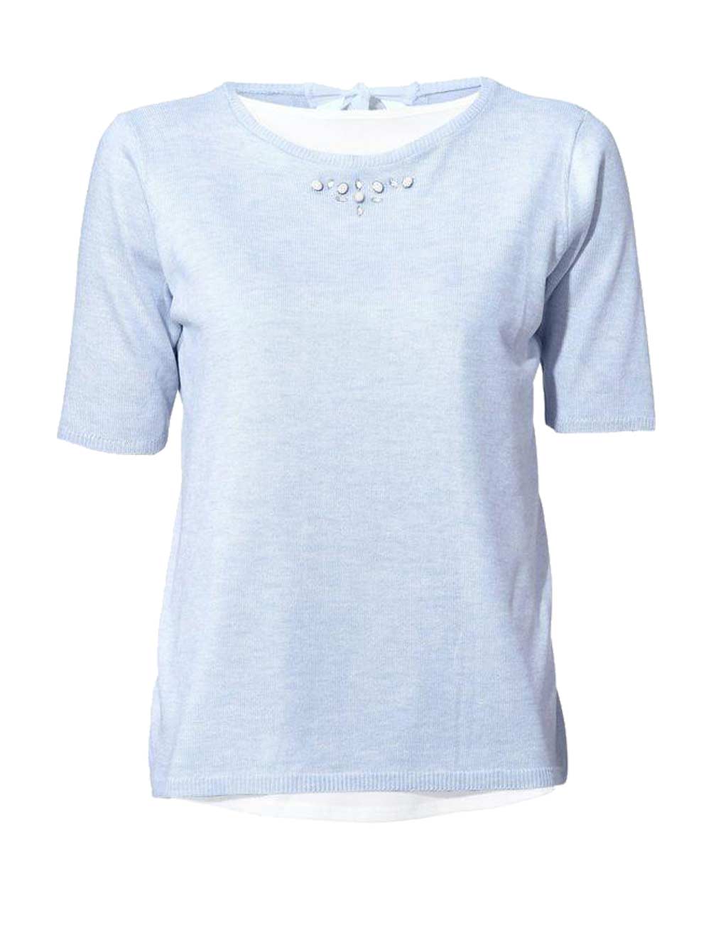 Strickpullover Damen Strick Freizeit hellblau Herbst Winter Langarm Pullover Strickpullover Damen Strick Freizeit hellblau Herbst Winter Langarm Pullover