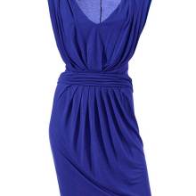 Sommerkleid Minikleid Jerseykleid blau Damen Kleid royalblau Sommerkleid Minikleid Jerseykleid blau Damen Kleid royalblau