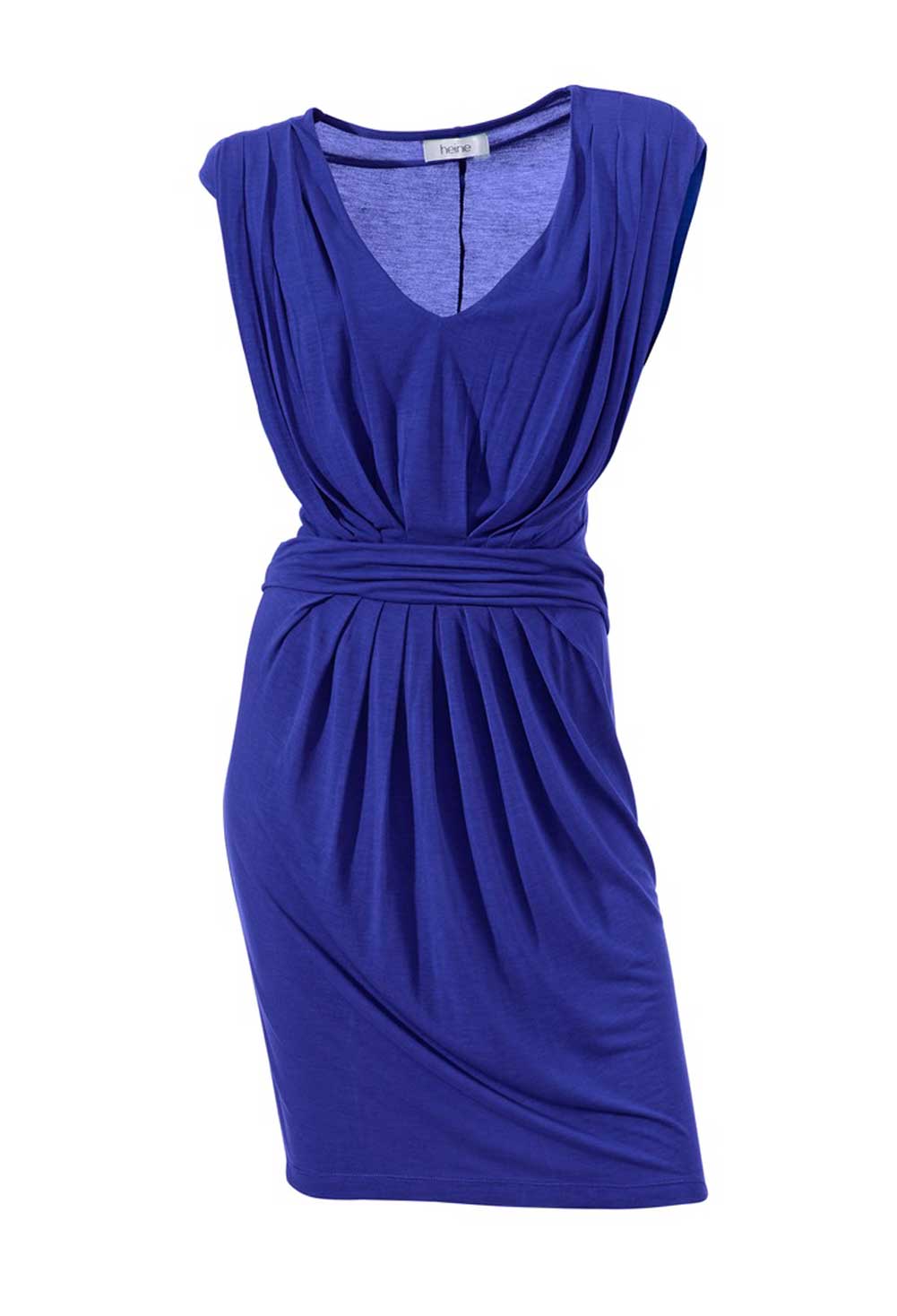 Sommerkleid Minikleid Jerseykleid blau Damen Kleid royalblau Sommerkleid Minikleid Jerseykleid blau Damen Kleid royalblau