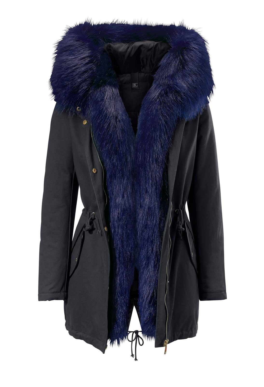 Leichter Damen Parka Übergangsjacke mit Steppweste Jacke  Kapuze grau blau neu Leichter Damen Parka Übergangsjacke mit Steppweste Jacke  Kapuze grau blau neu
