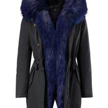 Leichter Damen Parka Übergangsjacke mit Steppweste Jacke  Kapuze grau blau neu Leichter Damen Parka Übergangsjacke mit Steppweste Jacke  Kapuze grau blau neu