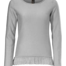 Heine Damen Strickpullover grau-melange Heine Damen Strickpullover grau-melange