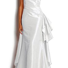 Damen Abendkleid Ballkleid lang Creme Hochzeitskleid Schulterfrei Damen Abendkleid Ballkleid lang Creme Hochzeitskleid Schulterfrei