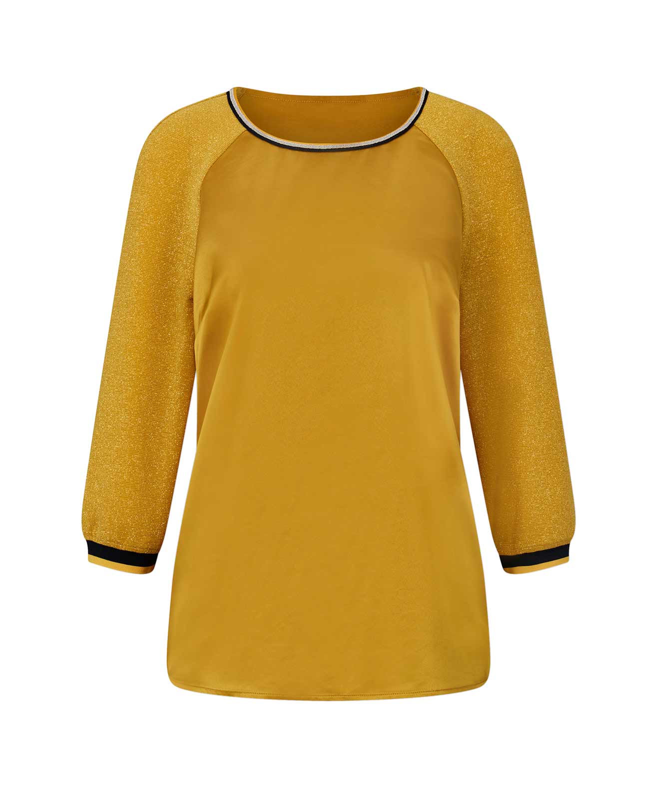 Création L Damen Shirt langarm  Bluse Oberteil Blusenshirt Langarmshirt goldgelb Création L Damen Shirt langarm  Bluse Oberteil Blusenshirt Langarmshirt goldgelb