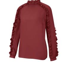 Damen Bluse in terracotta Damen Bluse in terracotta