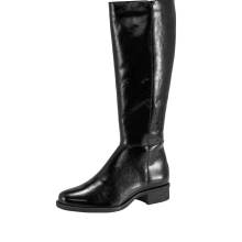 Damen Lackleder Stiefel, schwarz Damen Lackleder Stiefel, schwarz