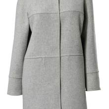 Damen Mantel Wollmantel Winter Wintermantel warm hellgrau Damen Mantel Wollmantel Winter Wintermantel warm hellgrau