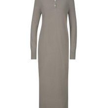 Damen Maxi-Strickkleid, taupe Damen Maxi-Strickkleid, taupe
