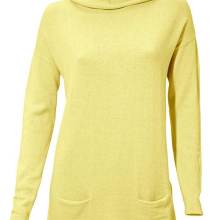 Damen Pullover Pulli Feinstrick Oversized Frühling gelb Ashley Brooke Damen Pullover Pulli Feinstrick Oversized Frühling gelb Ashley Brooke