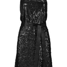 Damen Minikleid sexy Partykleid Cocktailkleid schwarz Pailletten Gürtel Damen Minikleid sexy Partykleid Cocktailkleid schwarz Pailletten Gürtel