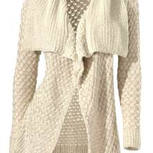 Damen Strickjacke von Ashley Brooke offwhite-gold Damen Strickjacke von Ashley Brooke offwhite-gold
