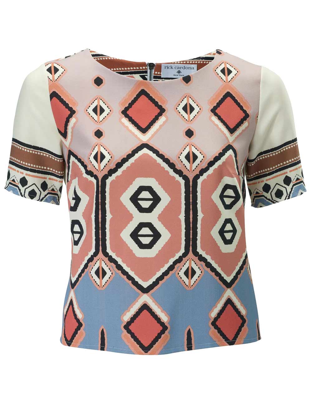 RICK CARDONA Damen Designer-Blusenshirt Bunt RICK CARDONA Damen Designer-Blusenshirt Bunt