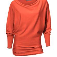 Ashley Brooke Damen Pullover Rundhals Langarm warm Winter koralle  Pulli Ashley Brooke Damen Pullover Rundhals Langarm warm Winter koralle  Pulli