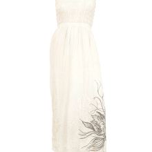 Sommerkleid 36 Maxikleid Strandkleid Trägerkleid Bandeau RICK CARDONA Ecru Sommerkleid 36 Maxikleid Strandkleid Trägerkleid Bandeau RICK CARDONA Ecru