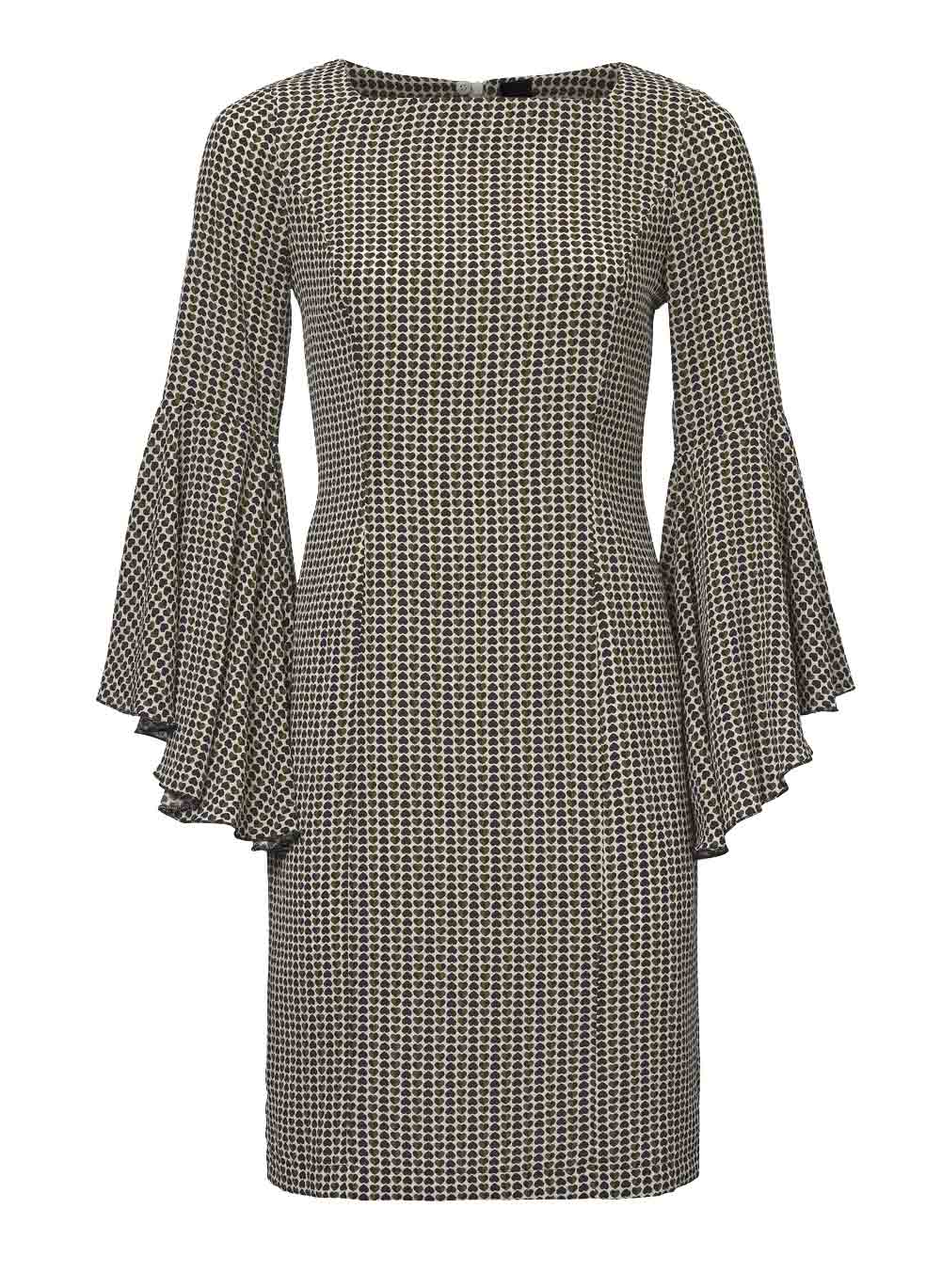 Damen Kleid Etuikleid Cocktailkleid creme oliv schwarz Business Kleid Stretch Damen Kleid Etuikleid Cocktailkleid creme oliv schwarz Business Kleid Stretch