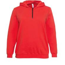 Kapuzensweatshirt m. Rei?verschluss, feuerrot Kapuzensweatshirt m. Rei?verschluss, feuerrot