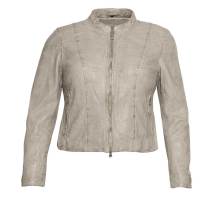 Lammnappa-Lederjacke m. Crinkle-Effekt, camel Lammnappa-Lederjacke m. Crinkle-Effekt, camel