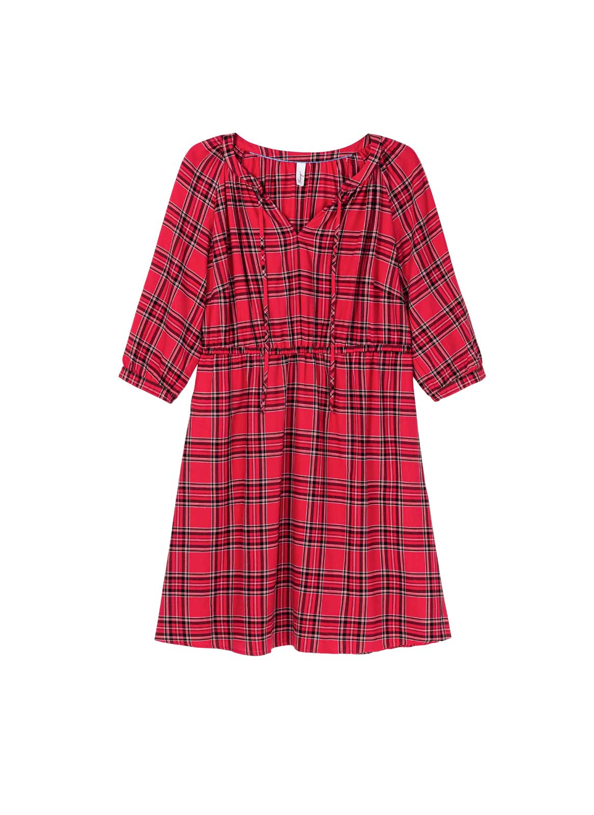 Karokleid, mohnrot-bunt Karokleid, mohnrot-bunt