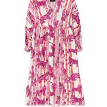 Marken-Maxikleid mit Alloverprint "TIGER", pink Marken-Maxikleid mit Alloverprint "TIGER", pink