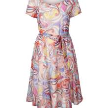Sommerkleid 44 Freizeitkleid Kurz Arm Paisley Muster von Heine bunt Sommerkleid 44 Freizeitkleid Kurz Arm Paisley Muster von Heine bunt